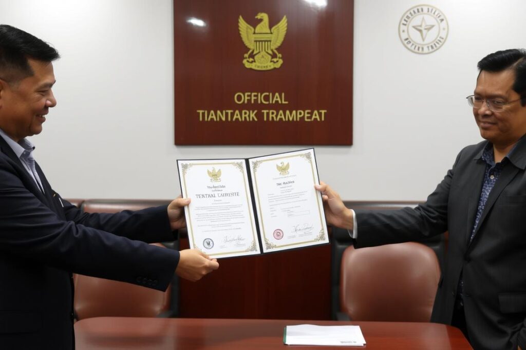 Penerbitan sertifikat jasa daftar merk HKI