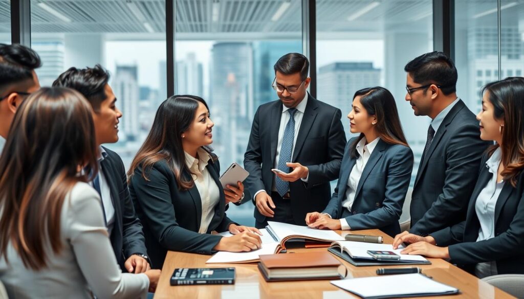 Tim pengacara korporat VoxLawyers dengan keahlian di berbagai bidang hukum bisnis